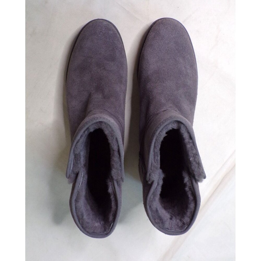 🆕UGG Classic Cory II Genuine Shearling Bootie Boot 11 Gray - Picture 4 of 9